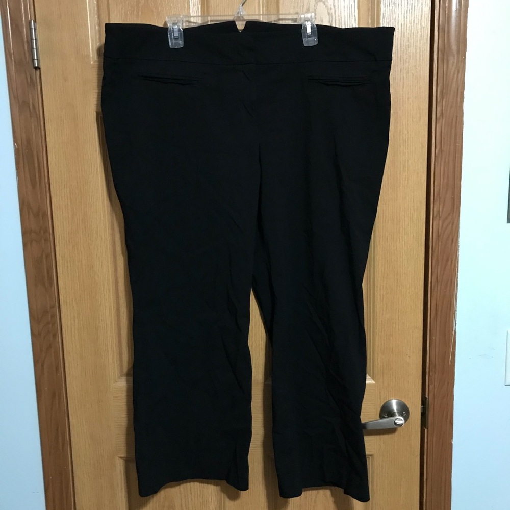 Lane Bryant black dress pants